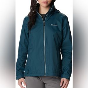 NEW Green Columbia Rain Jacket